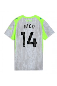 Fotbalové Dres Manchester City Nico Gonzalez #14 Dámské Třetí Oblečení 2025-26 Krátký Rukáv